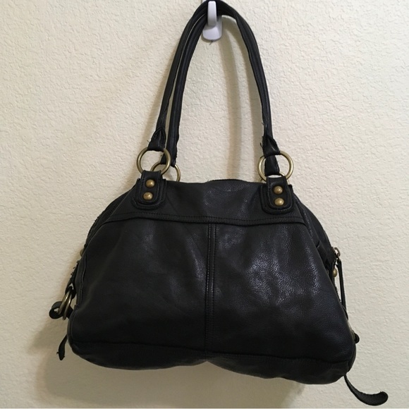 Linea Pelle Black Shoulder Bag - Picture 7 of 8